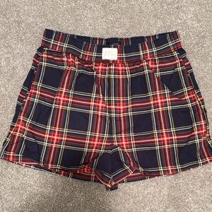 J.Crew Poplin Boxer Shorts in Stewart Plaid